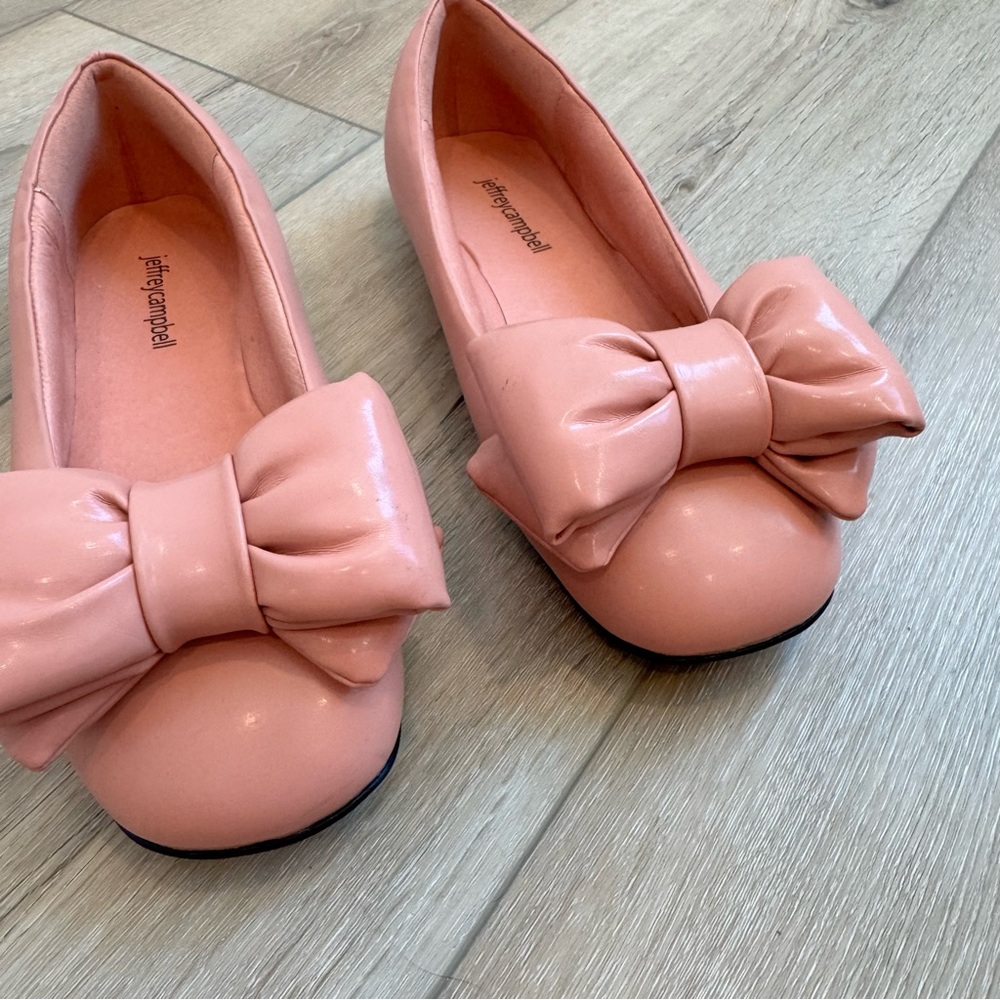 NWOB Jeffrey Campbell Bow-Out Ballet Flat in Pink, Size 8 - Picture 5 of 14